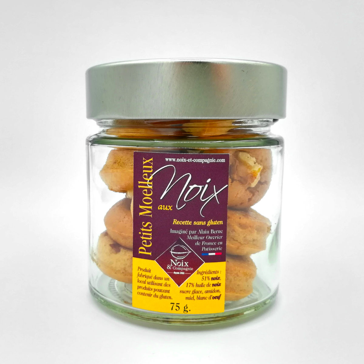 Moelleux aux noix, pot de 75g
