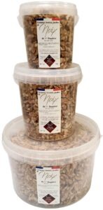 Seaux de cerneaux de noix en 550 g, 1,2 kg et 3 kg