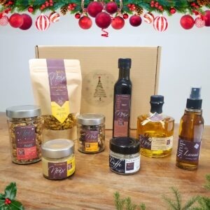 Coffret cadeau de Noël aux noix gourmand