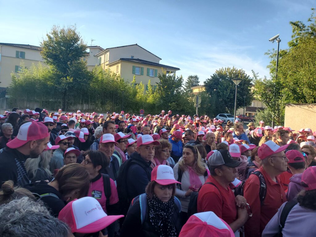 Raid Rose dans la Drôme avec l'association AGIR CONTRE LE CANCER – ACC26
